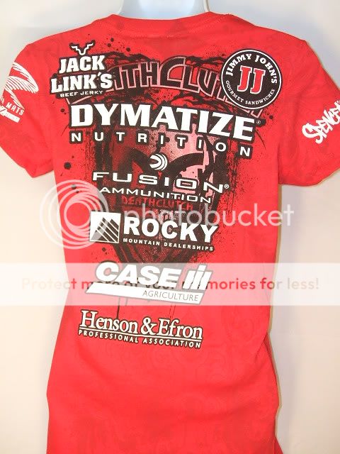 Death Clutch Red Brock Lesnar Sponsors Womens T shirt  