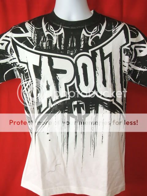 TapouT Dark Dream White T shirt UFC NEW