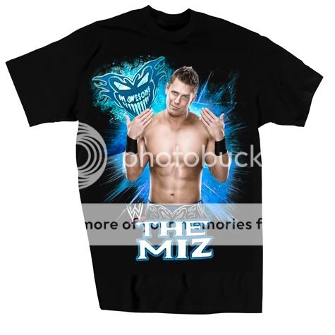 THE MIZ Im Awesome Blue Pose T Shirt WWE New  