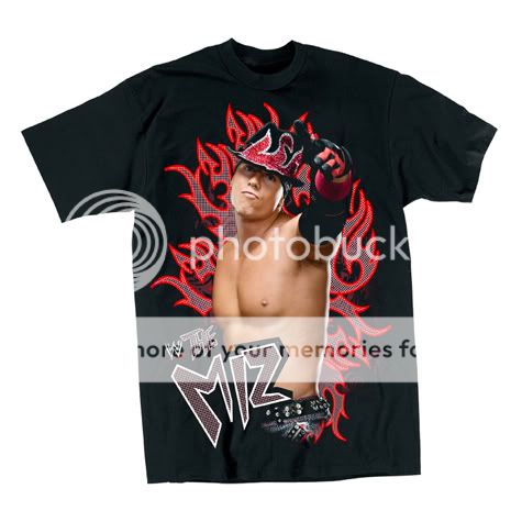 THE MIZ In Your Face T shirt WWE Authentic