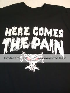 BROCK LESNAR Here Comes The Pain WWE UFC T shirt New  