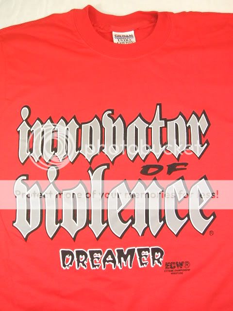 Tommy Dreamer Innovator of Violence ECW T shirt MEDIUM  