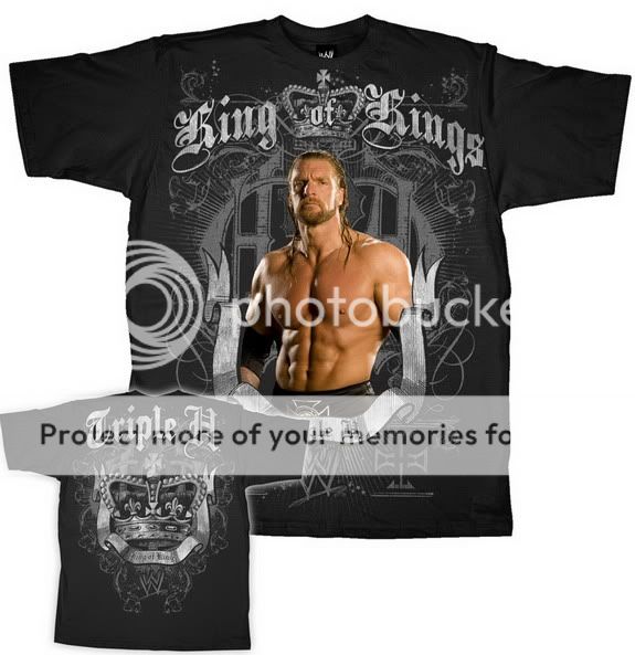 TRIPLE H King of Kings Stand Alone WWE T shirt New  