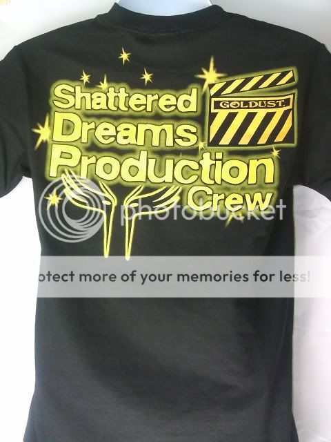 GOLDUST Shattered Dreams WWE T shirt New  