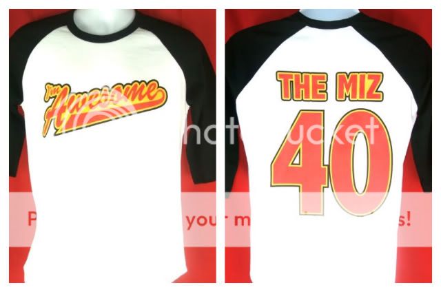 The Miz Im Awesome Baseball #40 T shirt New  