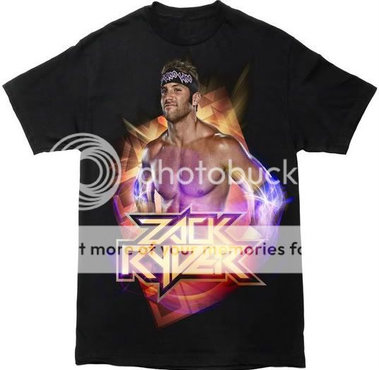 Zack Ryder Woo Woo WWE Authentic T Shirt New  