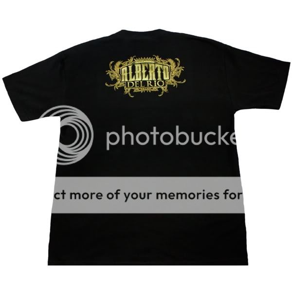 Alberto Del Rio WWE Authentic Black T shirt  