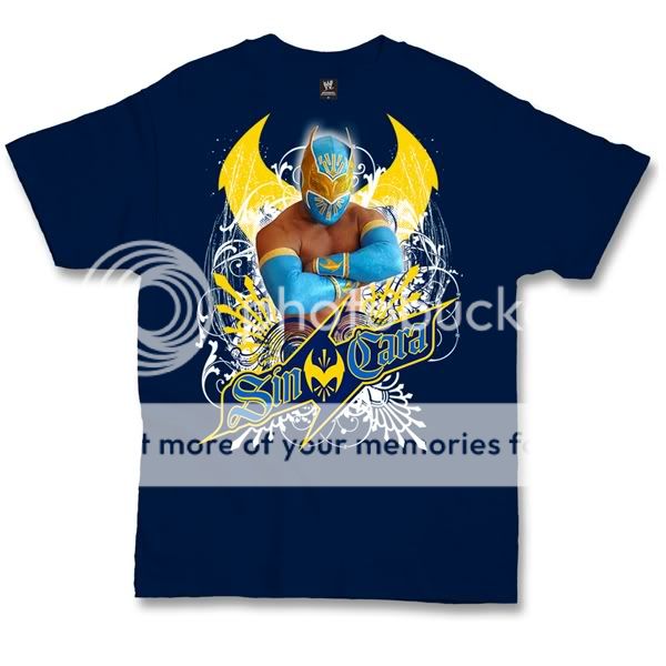 Sin Cara WWE Blue T shirt New