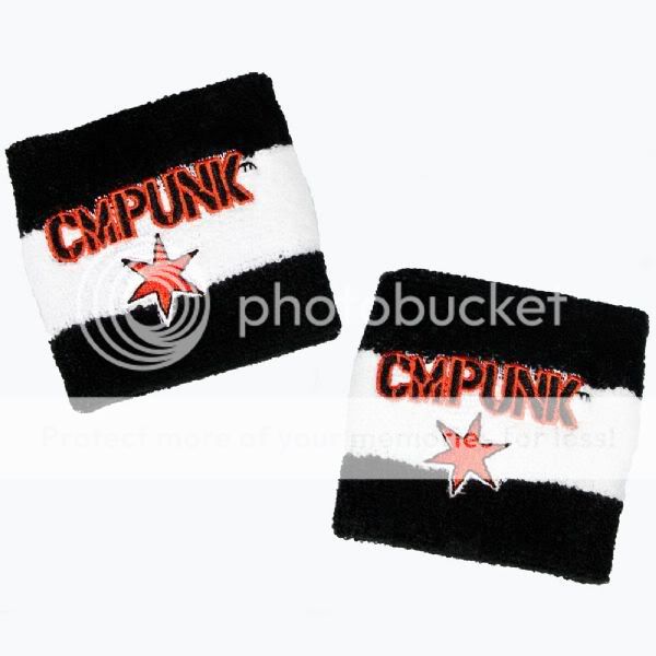 CM Punk Best in the World Wristbands WWE Authentic NEW Set 2  