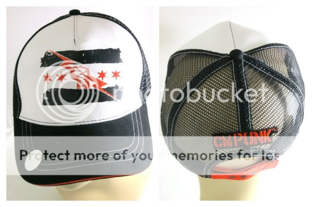 CM Punk White Best in the World WWE Baseball Cap Hat New  