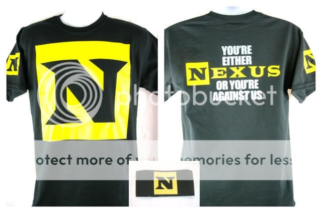 Nexus or Against Us T shirt Armband package CM Punk Wade Barrett New 