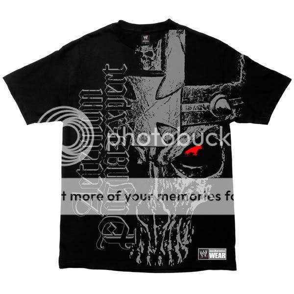 Triple H Skull King WWE Authentic Black T shirt New  