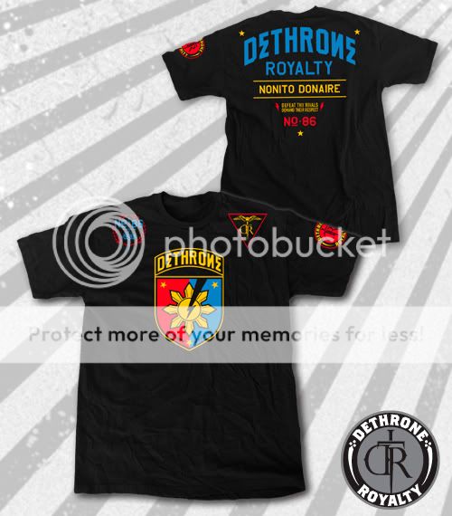 Dethrone Royalty The Flash Black T shirt MMA