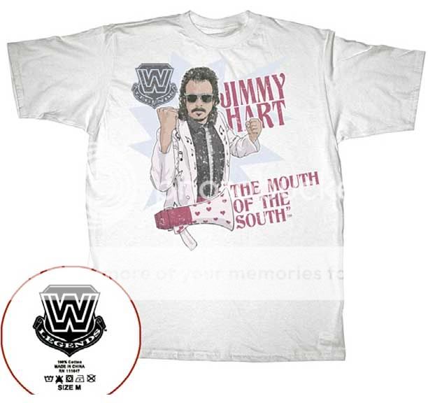 Jimmy Hart Mouth of The South WWE Legends T Shirt New