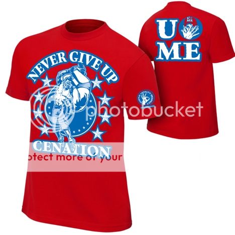 John Cena Red Persevere Kids WWE T Shirt Boys