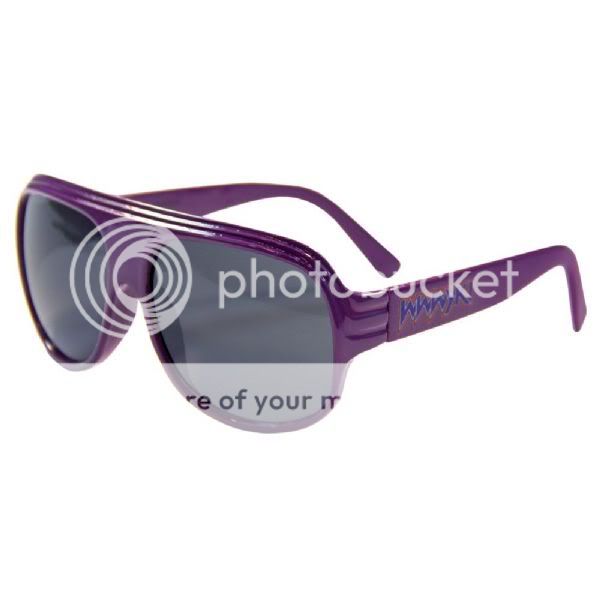 Zack Ryder Purple Wwwyki Authentic WWE Sunglasses New