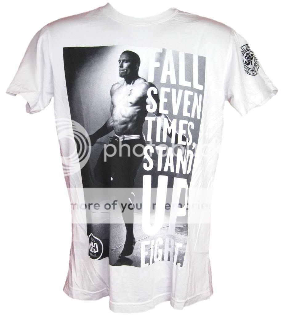 Affliction Georges St Pierre GSP Stand Up White T Shirt