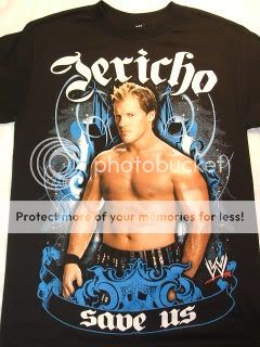 CHRIS JERICHO Save Us Y2J WWE Black T shirt  