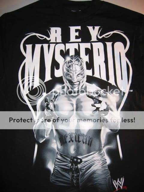 REY MYSTERIO Mexican Tattoo WWE Wrestling Shirt 619  