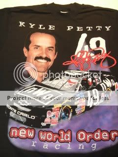 KYLE PETTY nWo WCW Wrestling T shirt NASCAR #49  