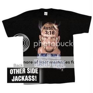 Classic Stone Cold Steve Austin HARD WAY WWF T shirt  