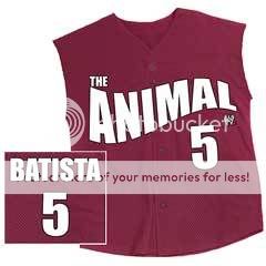 BATISTA The Animal SLEEVELESS Baseball JERSEY Shirt  