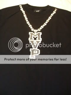 MVP Bling Bling Chain Ballin WWE Wrestling T shirt  