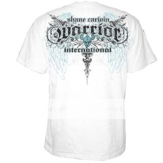 Team SHANE CARWIN Warrior Wear T shirt White