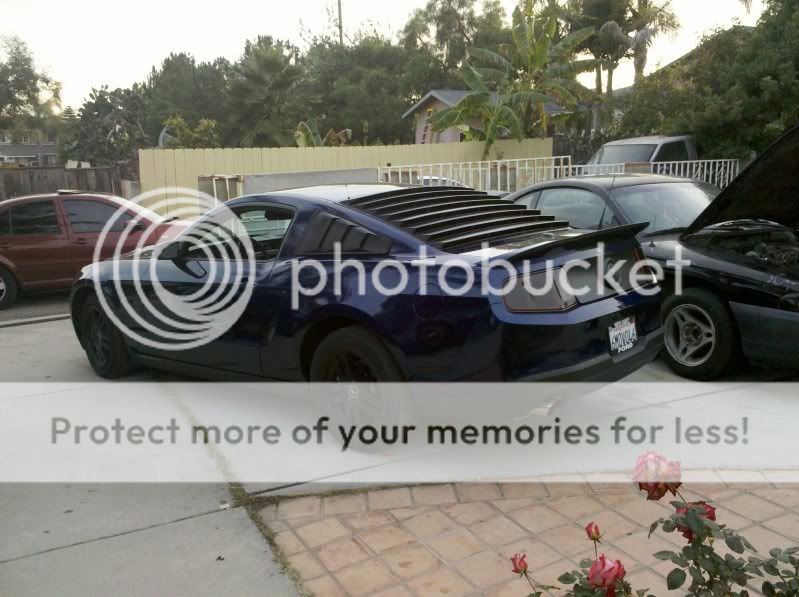 2011 Ford mustang side louvers #7