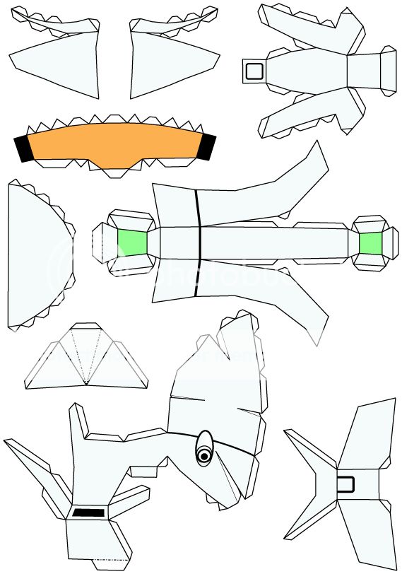 Gundam Head Papercraft Sketch Coloring Page