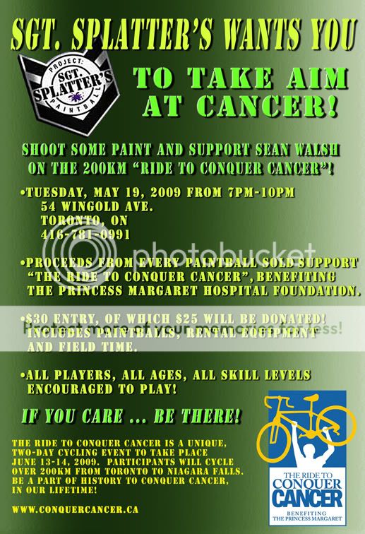 Take Aim At Cancer Flyer